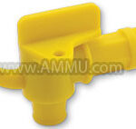 Plastic faucet tap for 3/4" size steel drum openings