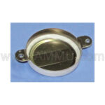 19mm white drum cap seal steel 35mm diameter