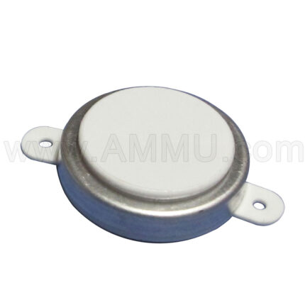 Plastic Cap Seal Aluminum Ring 3/4 inch White 35mm