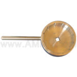 Screw Cap Wrench 71mm Priority Plastics SS Handle and 3/8 Square Drive for torque wrench