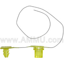 Quad lock steel cable security seal heavy duty meter seal polycarbonate