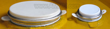 Plastic Capseal Aluminum Ring Crimped Sample